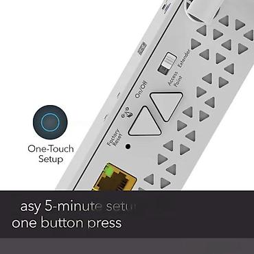 Modemi, ruteri i mrežni uređaji: NETGEAR WiFi Range Extender (pojačivač signala), model EX6100 - — 8