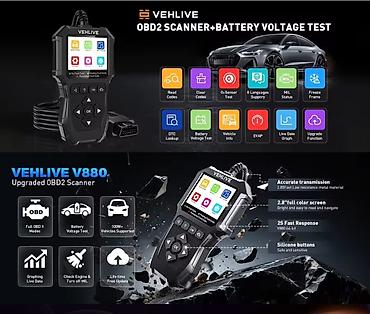 Alati za automobile: Novo - VEHLIVE V880 OBD2 Auto Dijagnostika OBD2 čitač kodova za — 3