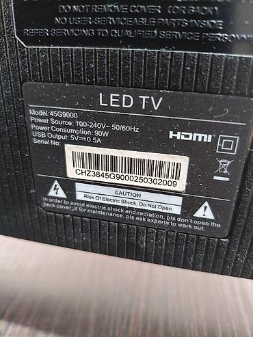 очки ии: Смарт‑телевизор LED 45" (модель 45G9000) Особенности: - Диагональ — 4
