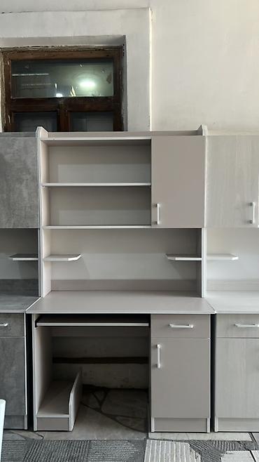 study table: Компьютерный стол, Новый, С полками — 4