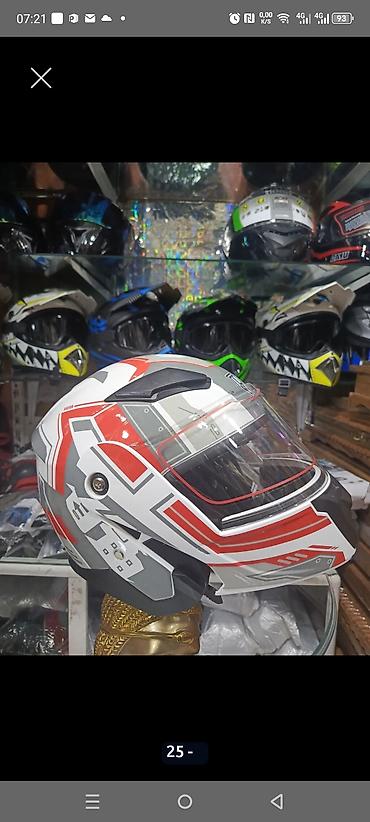 Moto dəbilqələr: 1 ci 2ci şəkildəki Moto Kaskalar 29-azn. 3cü 4-5-6-cı şəkildəki — 21