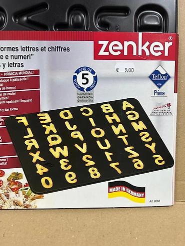 Ostalo posuđe: Zenker tepsija/kalup za keksiće – slova i brojevi - Ploča za pečenje — 5