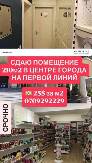 почасовая аренда помещения для занятий: Ижарага берем Дүкөн, Турак үйдө, 210 кв. м Иштеп жаткан, Жабдуулары менен, Ремонту менен, 1-сызык