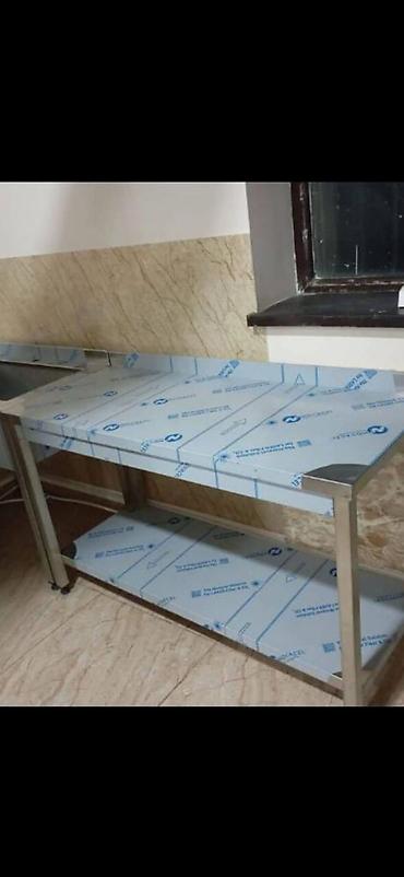 Paslanmayan nerjavayka iş masası - Material: yüksək keyfiyyətli lalafo.az -da Paslanmayan nerjavayka iş masası - Material: yüksək keyfiyyətli