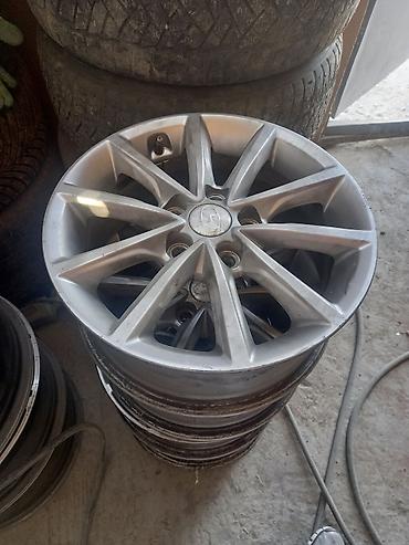 15 disk type 1: Литые Диски R 16 Hyundai, Комплект, отверстий - 5, Б/у — 1