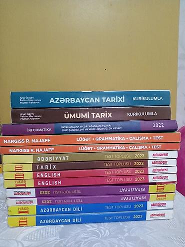 tar: Məhsul: Abituriyent hazırlığı üçün dərs vəsaitləri və test topluları — 2
