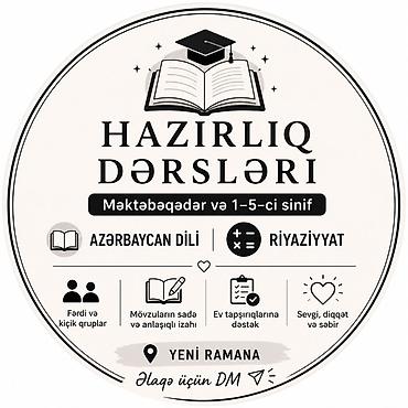 ibtidai: Məktəbəqədər və ibtidai sinif hazırlığı, Azərbaycan dili, Evə gəlməklə, Fərdi, Onlayn — 1