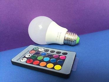 jysk sat: Led sijalica u boji RGB 5-20w E27 220V. Led sijalica RGB (u boji) — 6