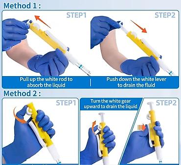Sifonlar: Laboratoriya Pipet Köməkçisi (Pipet Filler) – 2 ml, 5 ml, 10 ml — 5