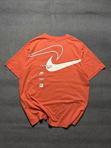 oversize tshirt: Futbolka, Nike, M, rəng - Narıncı — 4