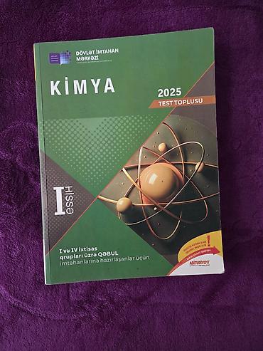 Testlər: DİM 2025 Test Topluları – Fizika, Kimya, Riyaziyyat (I və II hissələr) — 8
