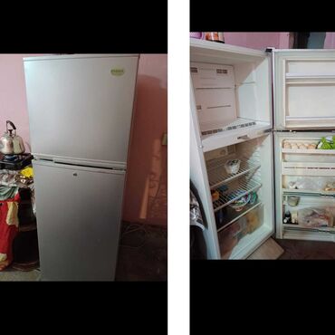 2ci əl xaladenik: 2 qapılı Soyuducu Satılır, rəng - Boz