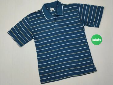 Koszule: Podkoszulka, M (EU 38), stan - Zadowalający, wzór - Linia, kolor - Niebieski