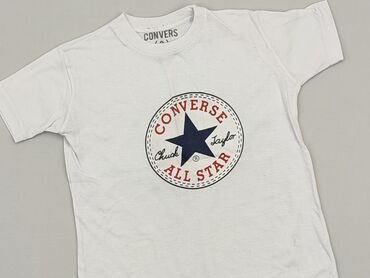 koszulka hugo boss biała: Koszulka, Converse, 8 lat, 122-128 cm, stan - Dobry