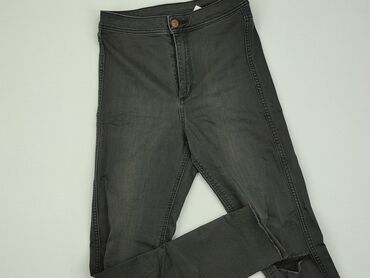 szara spódnice dżinsowe: Jeansy, H&M, S, stan - Dobry
