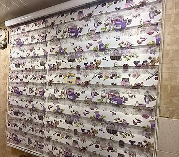 mini led: Pərdə və jalüz dizaynı – ölçüyə uyğun hazırlanma - İkili qat — 4