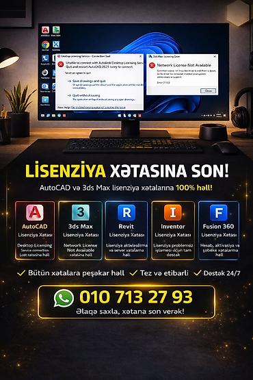abedni serviz: AutoDesk proqramlarında lisenziya xətalarının peşəkar həlli Xidmət — 1
