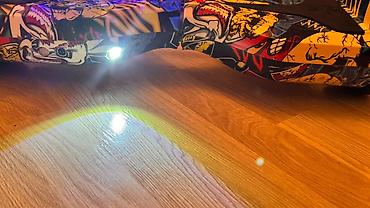 Elektrik nəqliyyatı: Elektrik hoverboard (self-balance skuter) - Parlaq, rəngli “graffiti” — 2