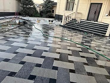 Мраморные и гранитные работы: Благоустройство частной территории: укладка гранитной плитки и — 2