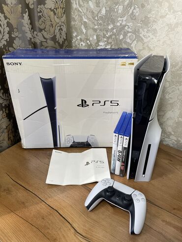 playstation 5 оптом: Продаю PlayStation 5 Slim 1 tb 1 Dualsanse ( полностью рабочий )