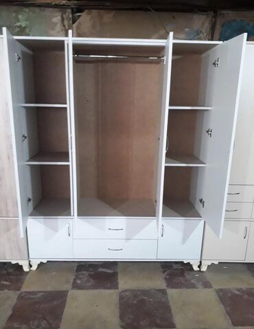Dolablar: Yeni, Açılan, 4 qapılı Düz dolab, Qarderob, paltar dolabı, Türkiyə — 4