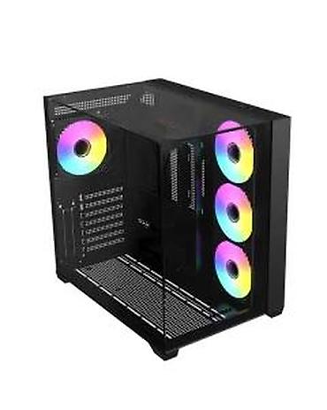 Ostali kompjuterski delovi: PC kućište sa staklenim panelima i ARGB ventilatorima - Tip — 13