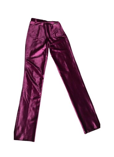 zenske pantalone za svecane prilike: S (EU 36), M (EU 38), Visok struk, Ravne nogavice