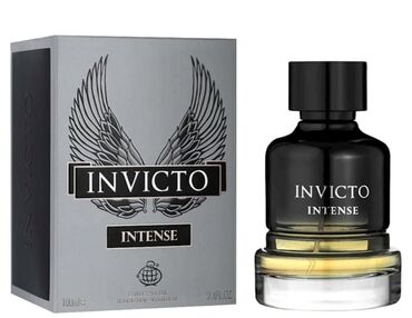 is eau de parfum qiymeti: Fragrance World Invicto Intense ətir suyu kişilər üçün 100 ml