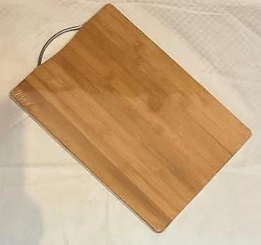 maxi staklene case: Daska za sečenje od bambusa KmtStyle 36x26x1.8cm. NOVO. OPIS — 3