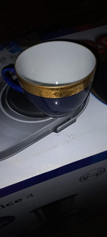 Çay dəstləri və servizlər: Çay dəsti, rəng - Göy, Farfor — 13