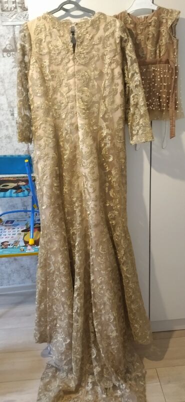 платья мама и дочка бишкек: Вечернее платье, Русалка, Длинная модель, Шлейф, XL (EU 42)