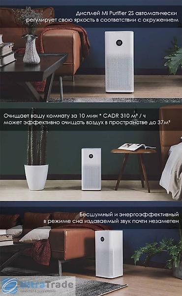 air m4: Воздухоочиститель MiJia Напольный, 50-70 м², НЕРА — 2