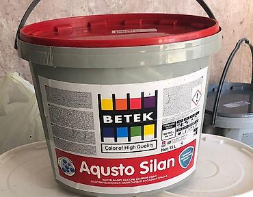 selikon: Silikonlu Fasad üçün boya, Betek, 15 kq, Suya davamlı — 1