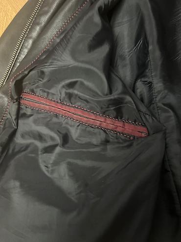 мужская куртка: Мужская кожаная куртка Korkmaz Collection, размер 54 (XL), натуральная — 4