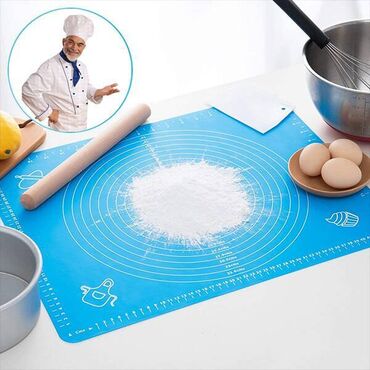 Ostala kuhinjska oprema: Silikonska podloga za testo XXL Mat 70x50 cm PONOVO ŠOK CENA ! U TOP — 2