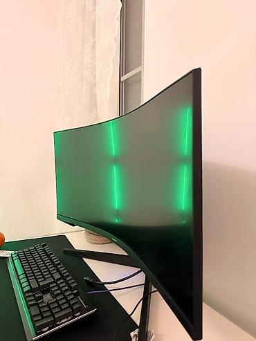 Monitorlar: Samsung odyssey G5 34 inch curved ekran (Yeni Kimidir) hec bir — 4