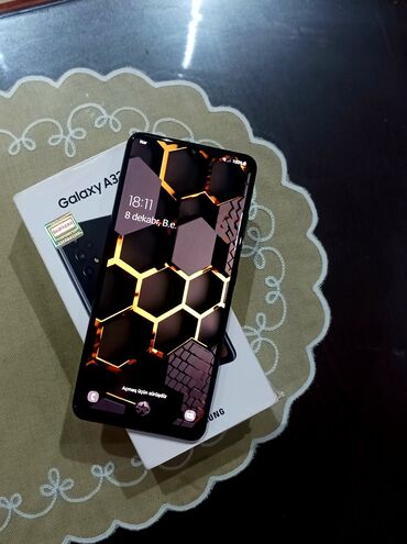 Samsung: Samsung Galaxy A32, 128 GB, rəng - Qara, Zəmanət, Sensor, Barmaq izi — 12