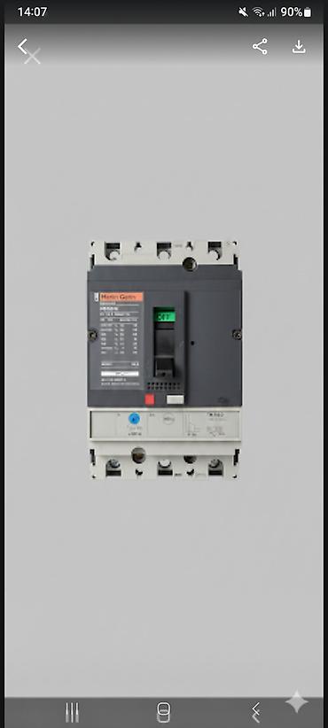 schneider: Schneider Electric Elektrik avtomat, 3 faza, 38 Vt, Kredit yoxdur, Zəmanətli, Ünvandan götürmə — 3
