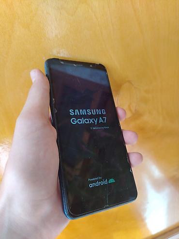 note 8 samsung: Samsung Galaxy A7 2018, rəng - Mavi, İki sim kartlı — 2