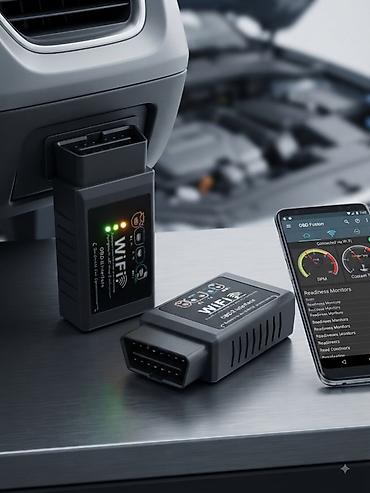 android avto: Wi‑Fi OBDII сканер для авто - Беспроводной адаптер OBD2 (Wi‑Fi) для — 1