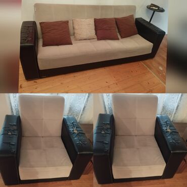 BMW: Divan +2 kreslo birlikde 120 azn satilir‼️divanin kreslosunun birinin