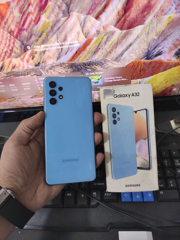 kontakt home samsung ucuz telefonlar: Samsung Galaxy A32, 64 GB, rəng - Mavi