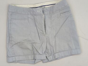 czarne krótkie spodenki z wysokim stanem: H&M, Shorts for women, size S (EU 36)