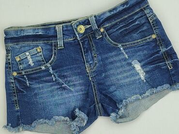 dopasowane dżinsy: Denim, Szorty damskie, rozmiar 2XS