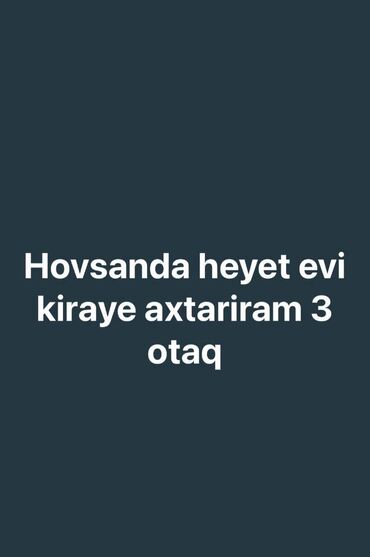 Uzunmüddətli kirayə evlər: 70 kv. m, 3 otaqlı, Kombi, Qaz, İşıq