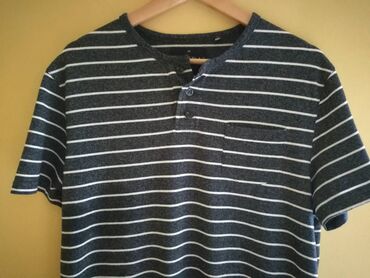 midi haljine h: Short sleeves T-shirt, M (EU 50), color - Blue, Cotton