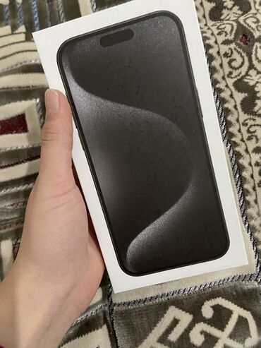 поко редми: IPhone 15 Pro Max, Жаңы, 1 ТБ, Кара, Куту