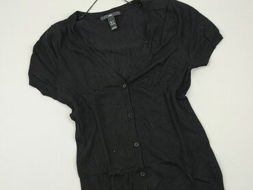 czarne bawełniane bluzki: Blouse, H&M, M (EU 38), condition - Very good