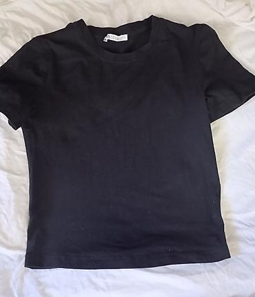pull bear: Футболка, Классическая модель, Zara, Трикотаж, Б/у, M — 2