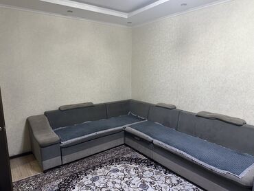 реставрация мебель: Диван-кровать, цвет - Серый, Б/у